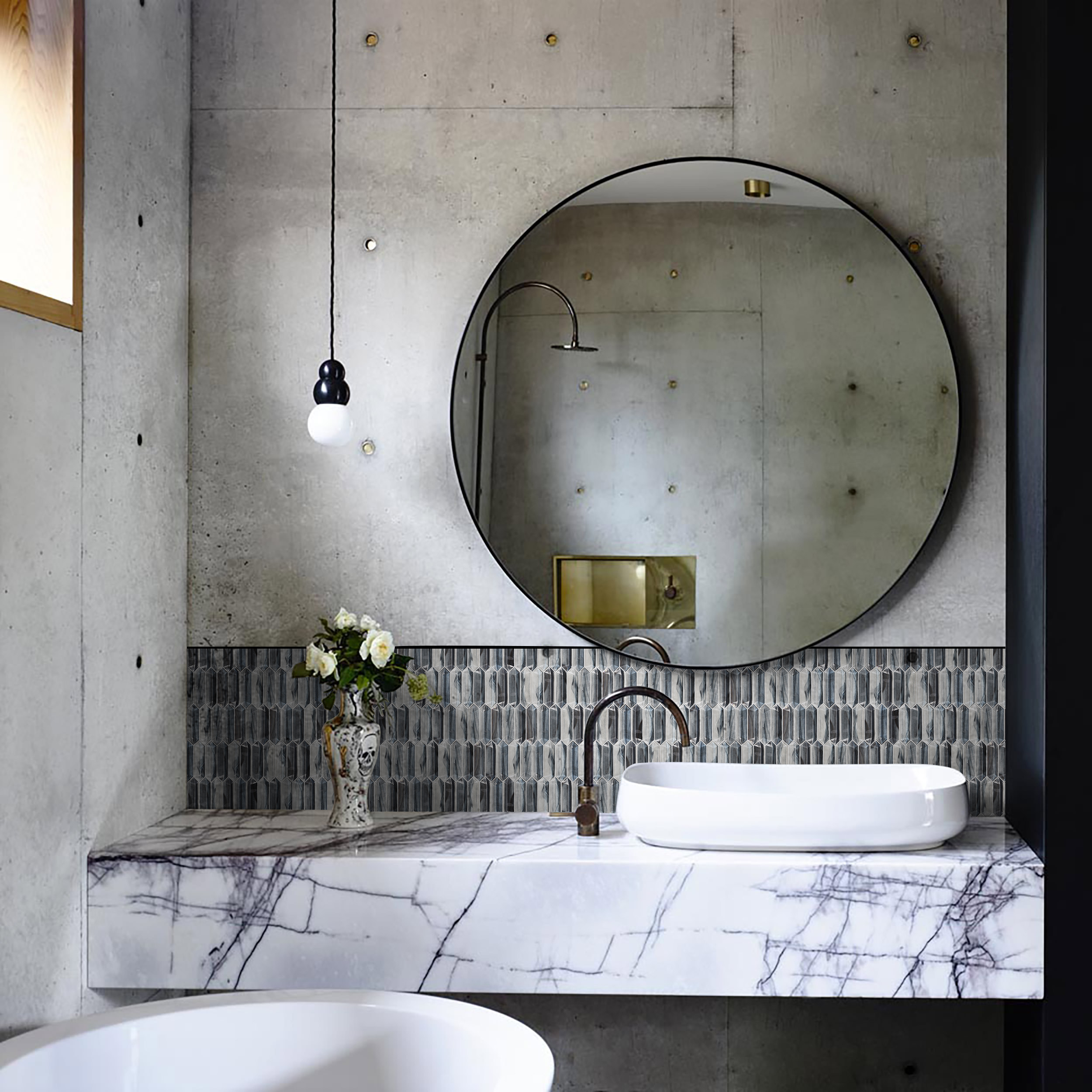 Customized Hot Melt Mosaic Tiles Wholesale | Longart